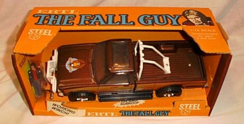 Ertl released the Fall Guy steel truck which is the only US toy to 