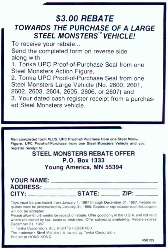 Rebate offer