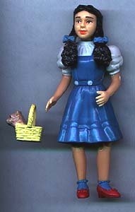 Loose Dorothy with dark blue dress