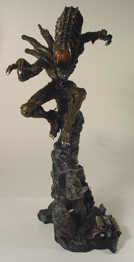 Alien Warrior Statue