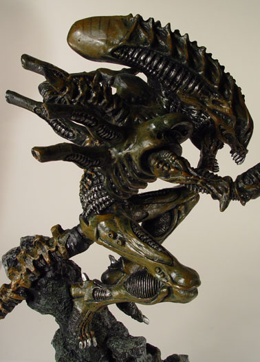 Alien Warrior Statue