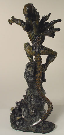 Alien Warrior Statue