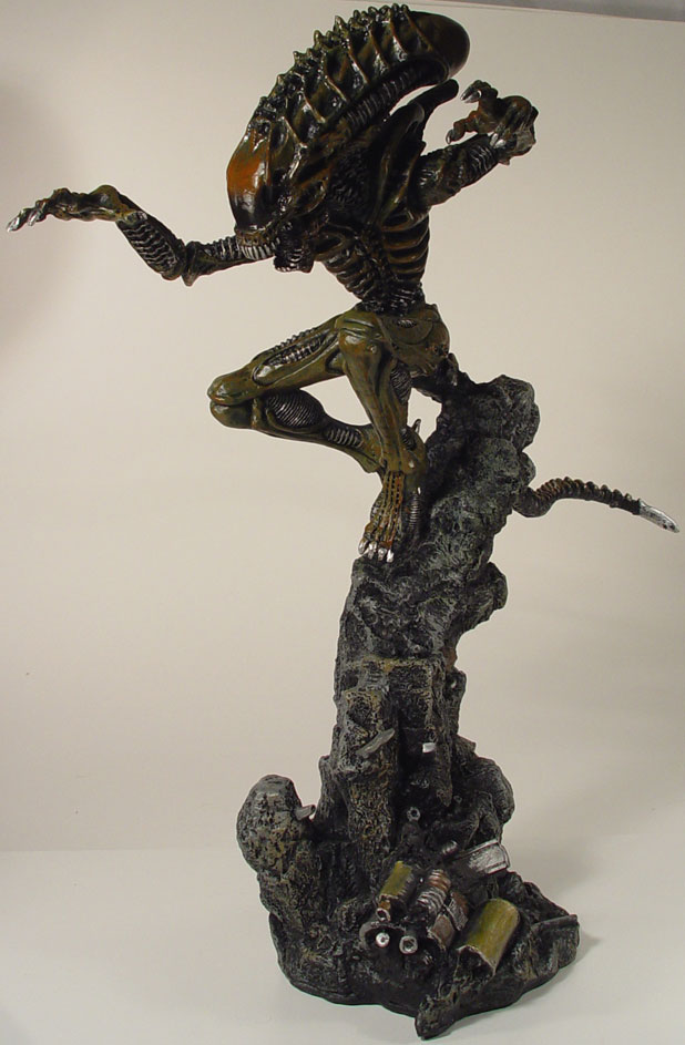 Alien Warrior Statue