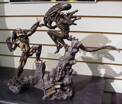 Alien Warrior Statue