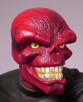 Red Skull Statue