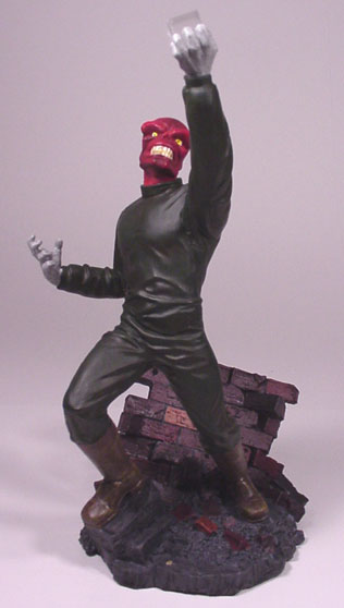 Red Skull Statue