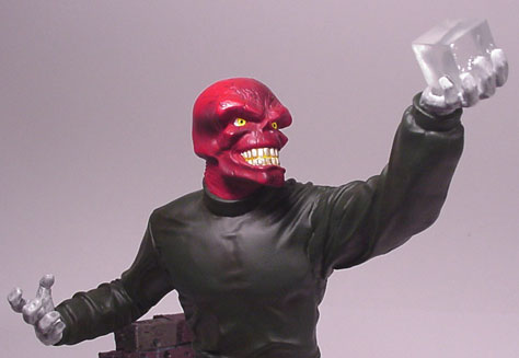 Red Skull Statue