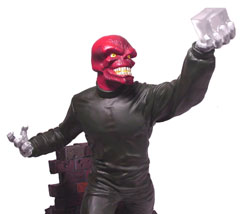 Red Skull Statue