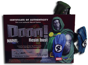 doctor doom mini bust