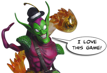 Rogue's Gallery Green Goblin Bust