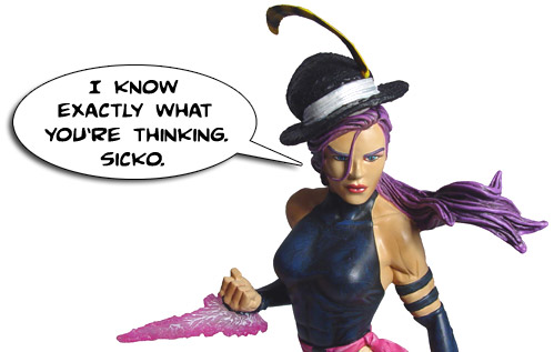 Modern Era Psylocke Statue