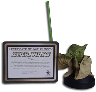 yoda mini bust