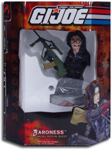 gi joe baroness mini bust