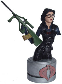 gi joe baroness mini bust