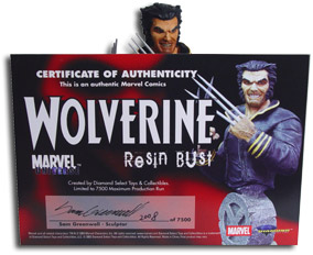 wolverine mini bust