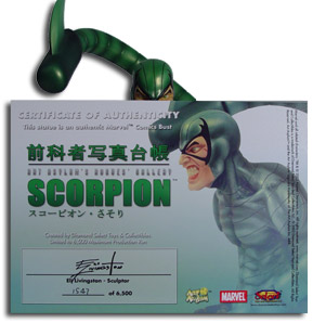 Rogue's Gallery Scorpion Bust