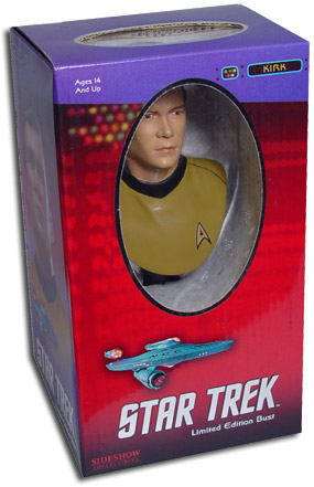 Captain Kirk Bust - Star Trek