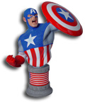 captain america mini bust