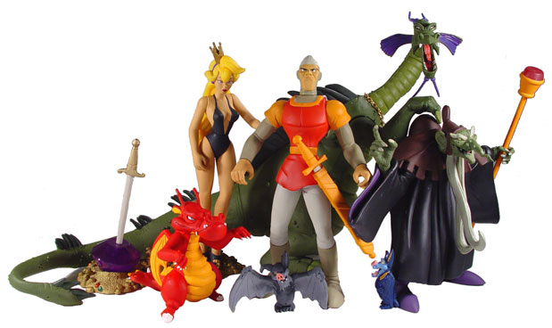 Dragon's Lair 3D action figures