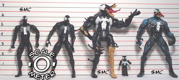 symbiote spider man figure