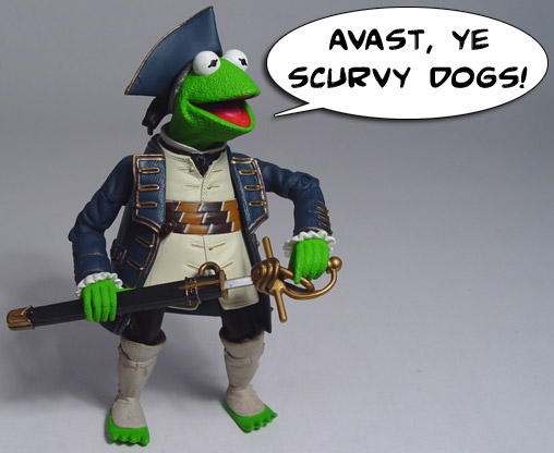 Kermit as Smollet action figure