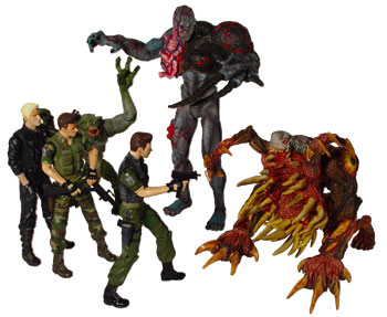 resident evil action figures face