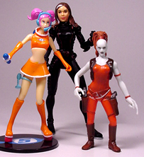 Space Channel 5 action figures group picture