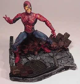 Battle-Ravaged Spider-Man action figure