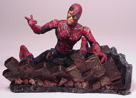 Battle-Ravaged Spider-Man action figure