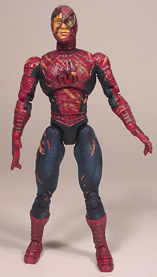 Battle-Ravaged Spider-Man action figure