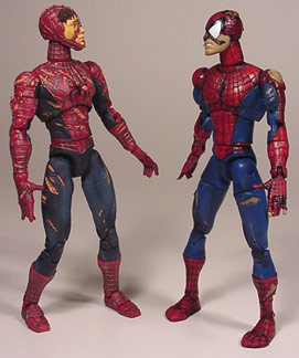 Battle-Ravaged Spider-Man action figure