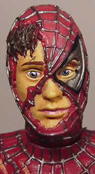 Battle-Ravaged Spider-Man action figure