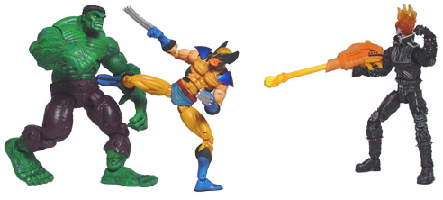 super hero showdown action figures