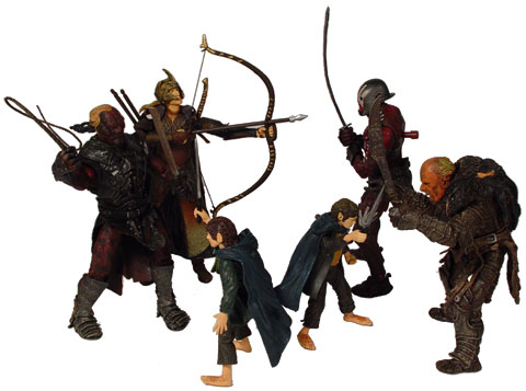 two towers action figures