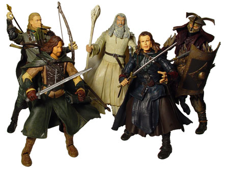 lord of the rings action figures set