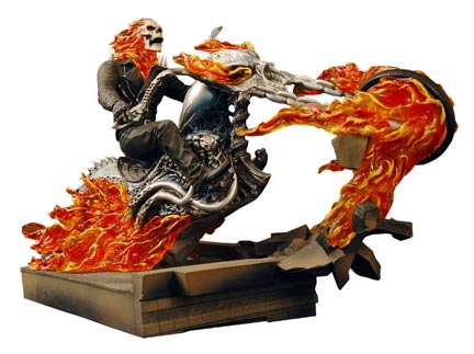 ghost rider statue