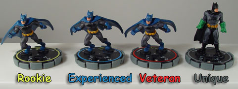 DC HeroClix ranks