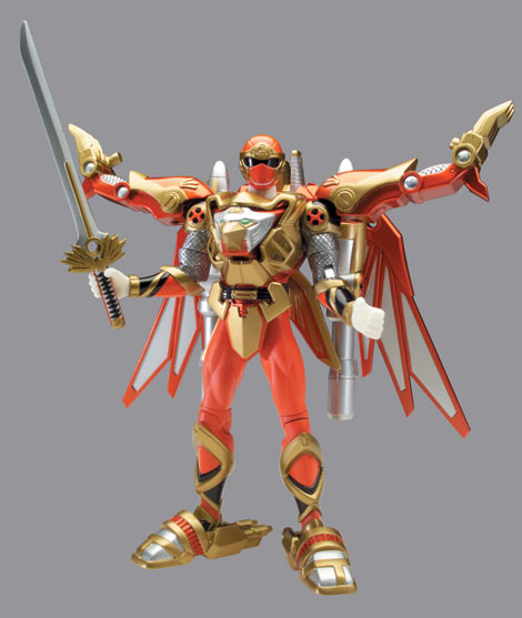 Power Rangers Tri-Battlized Action Figure - Red Wind