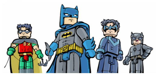 DC minimates concept art