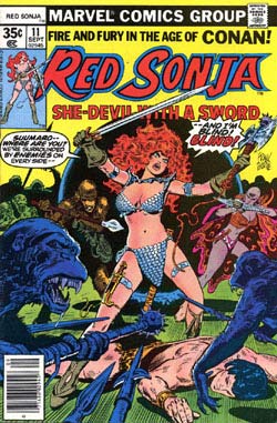 red sonja comic book