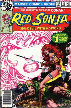 red sonja comic book