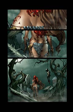 red sonja comic book