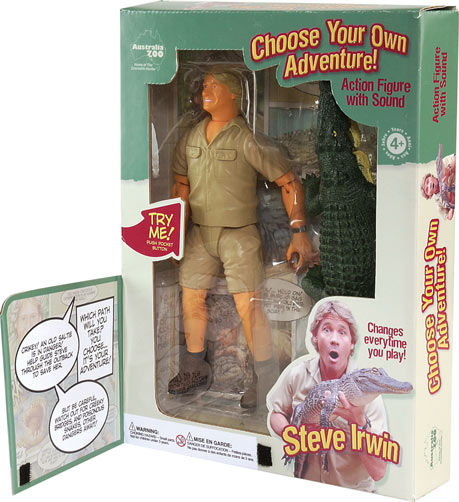 steve irwin action figure