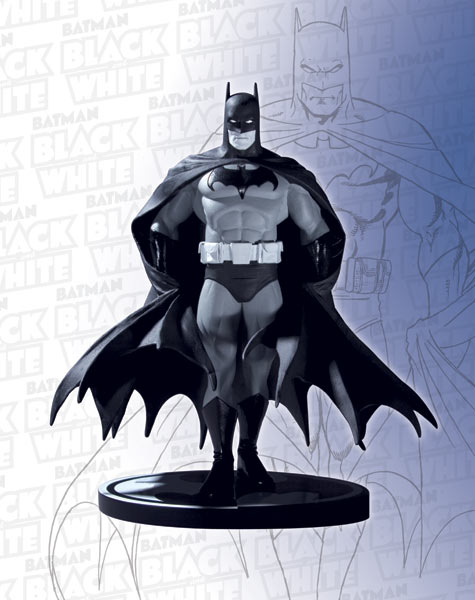 BATMAN BLACK & WHITE STATUE DESIGNED BY GEORGE PREZ