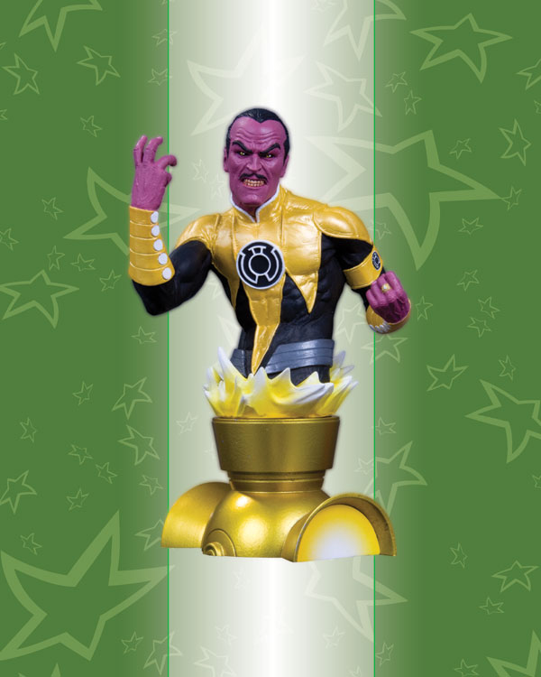 HEROES OF THE DC UNIVERSE: SINESTRO BUST
