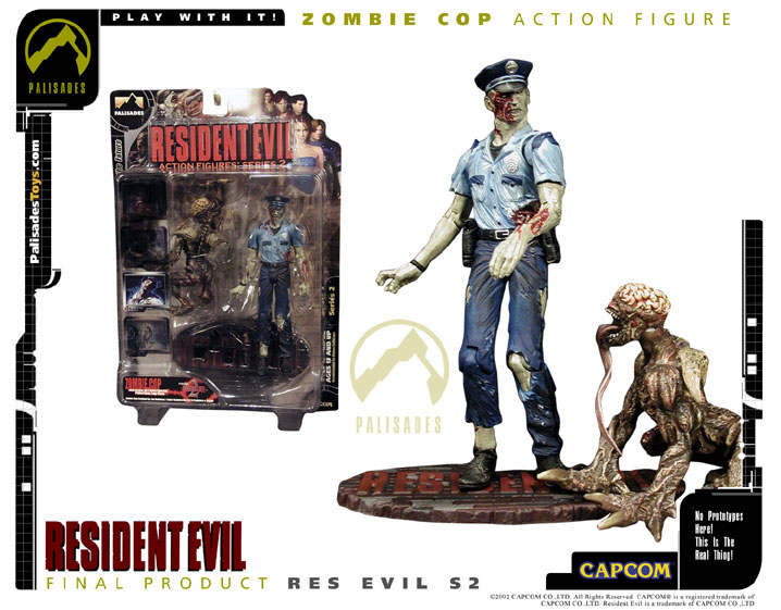 Zombie Cop Action Figure