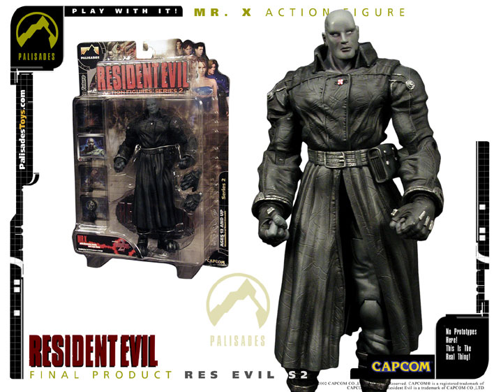 Mr X Action Figure Resident Evil Series 2 Palisades