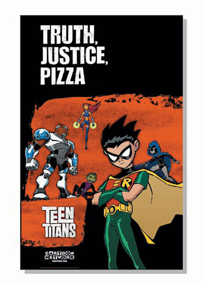 TEEN TITANS ANIMATED SERIES POSTER
