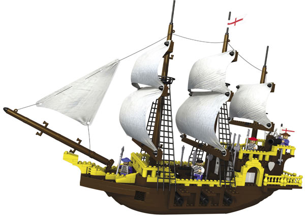 Best-Lock Pirate Ship Sets