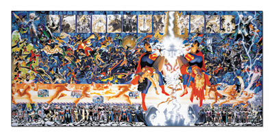 CRISIS ON INFINITE EARTHS OVERSIZED POSTER